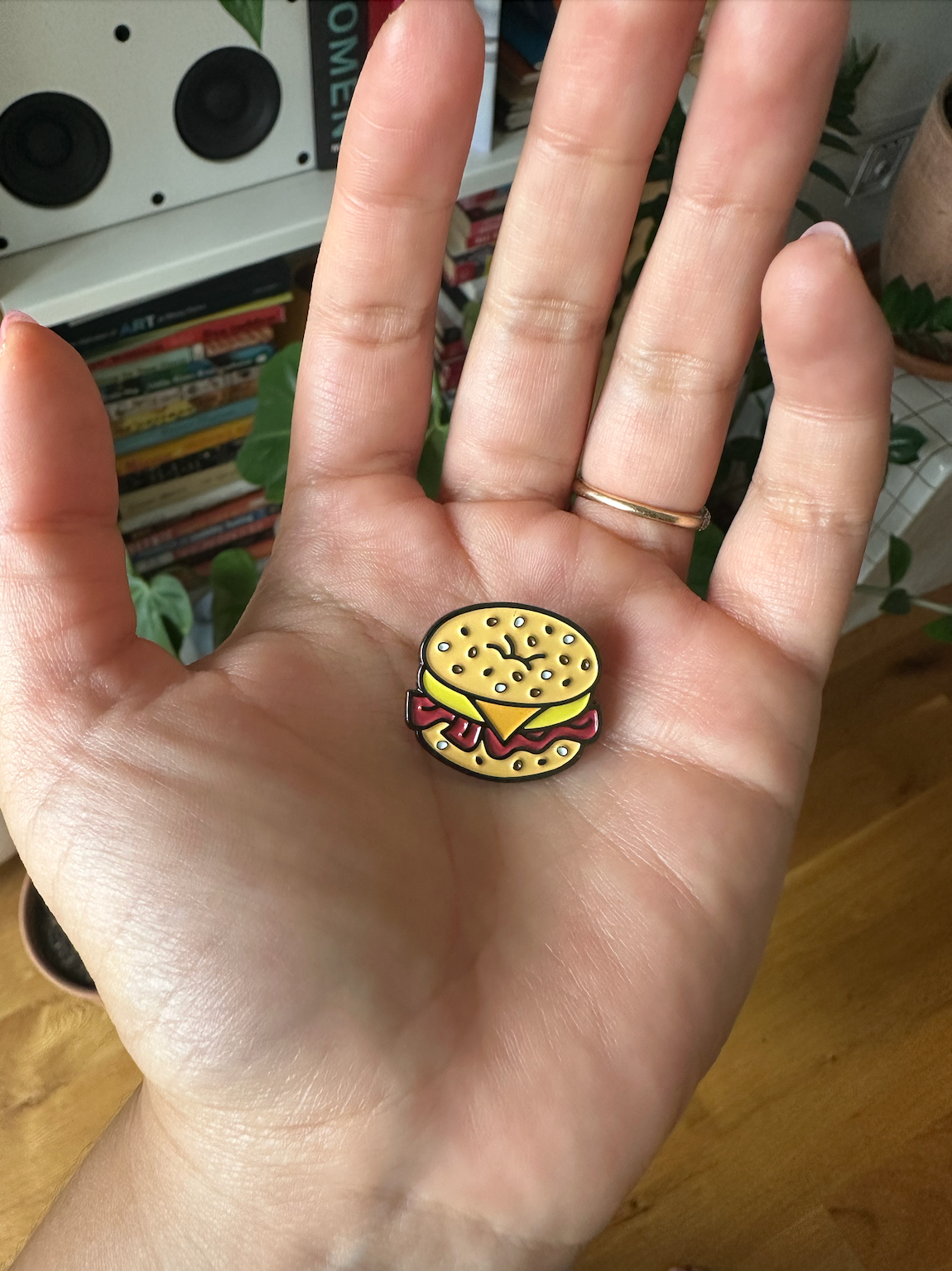 CaraCaraNYC - Wholesale Lapel Pin/Button - Bacon Egg and Cheese (BEC) NYC 1" Enamel Pin5