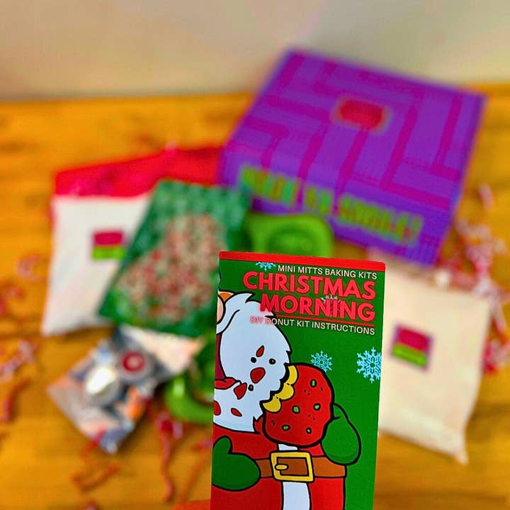 Julemorgendonutsæt for engroshandel hos Mini Mitts Kids Baking Kits