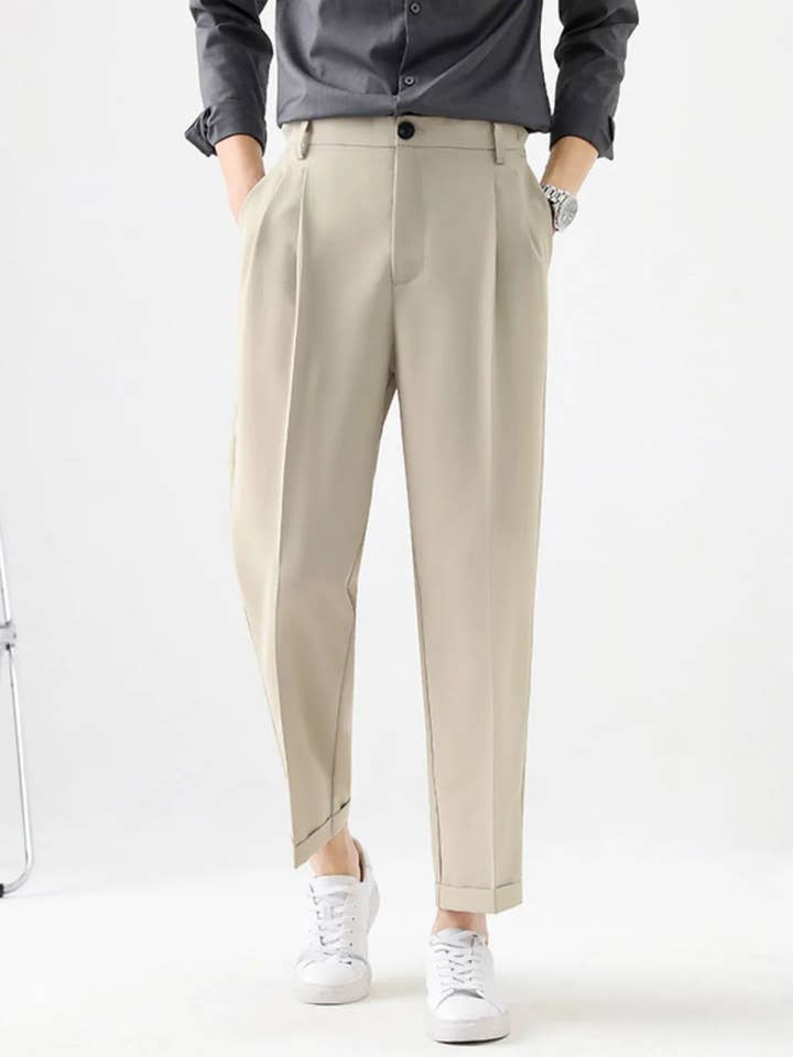 Men's Plus Size Basic style Solid Pants for wholesale by Blak Wardrob