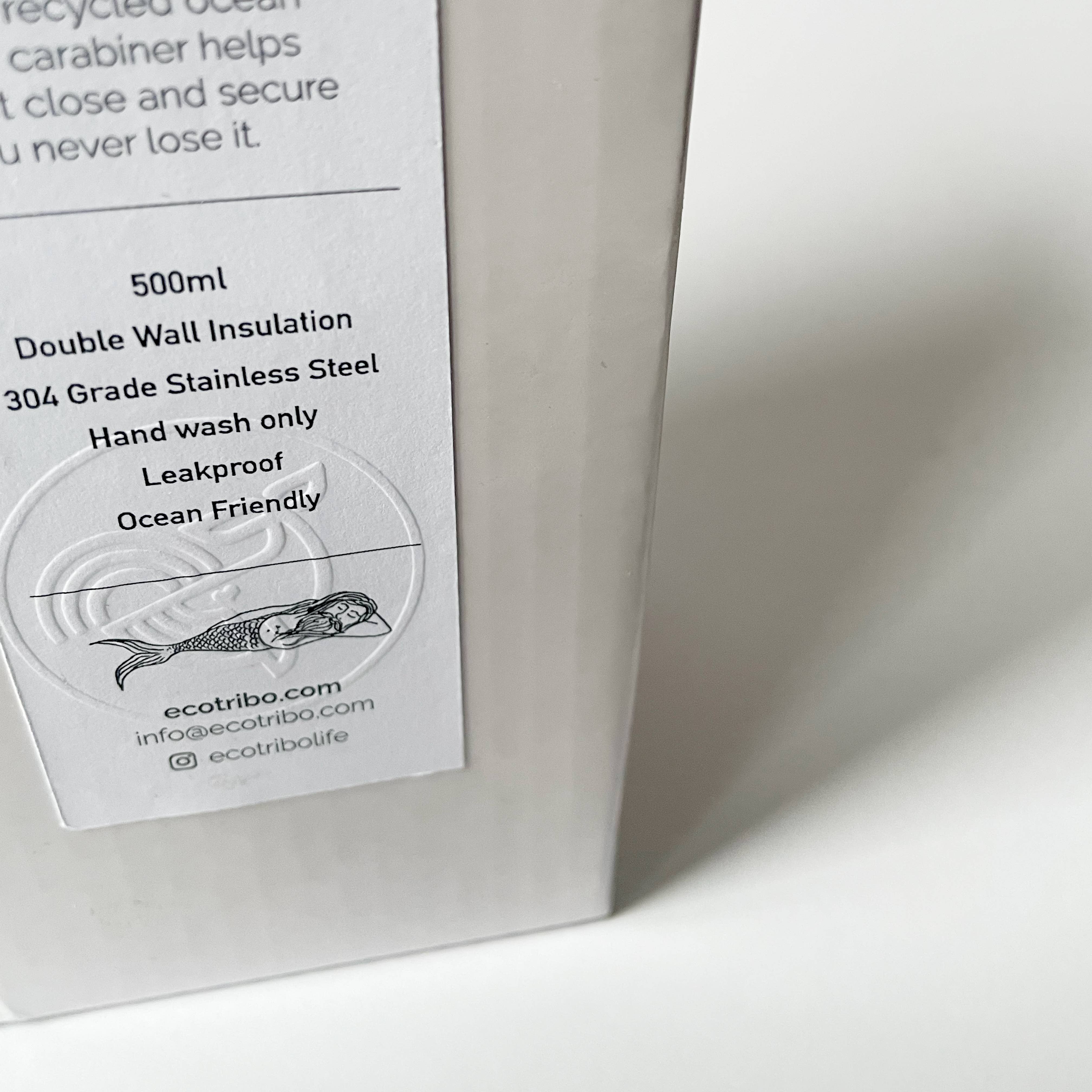 Ecotribo – wholesale Water bottle – Water bottle with Ocean Plastic carabiner10