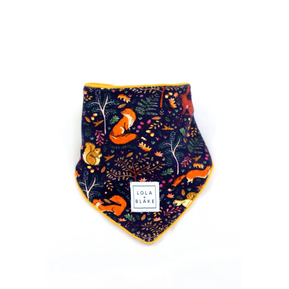 Woodland Dribble Bib for wholesale by LOLA+BLAKE