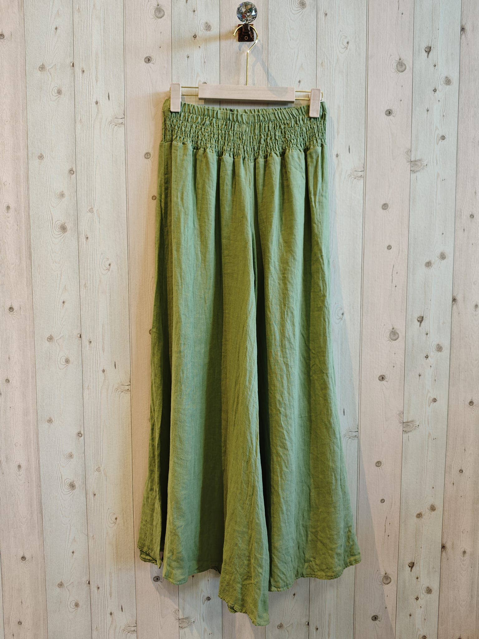 Linen & More – wholesale Pants – Women's – REF 30201 WIDE LEG LINEN PANTS 100%3