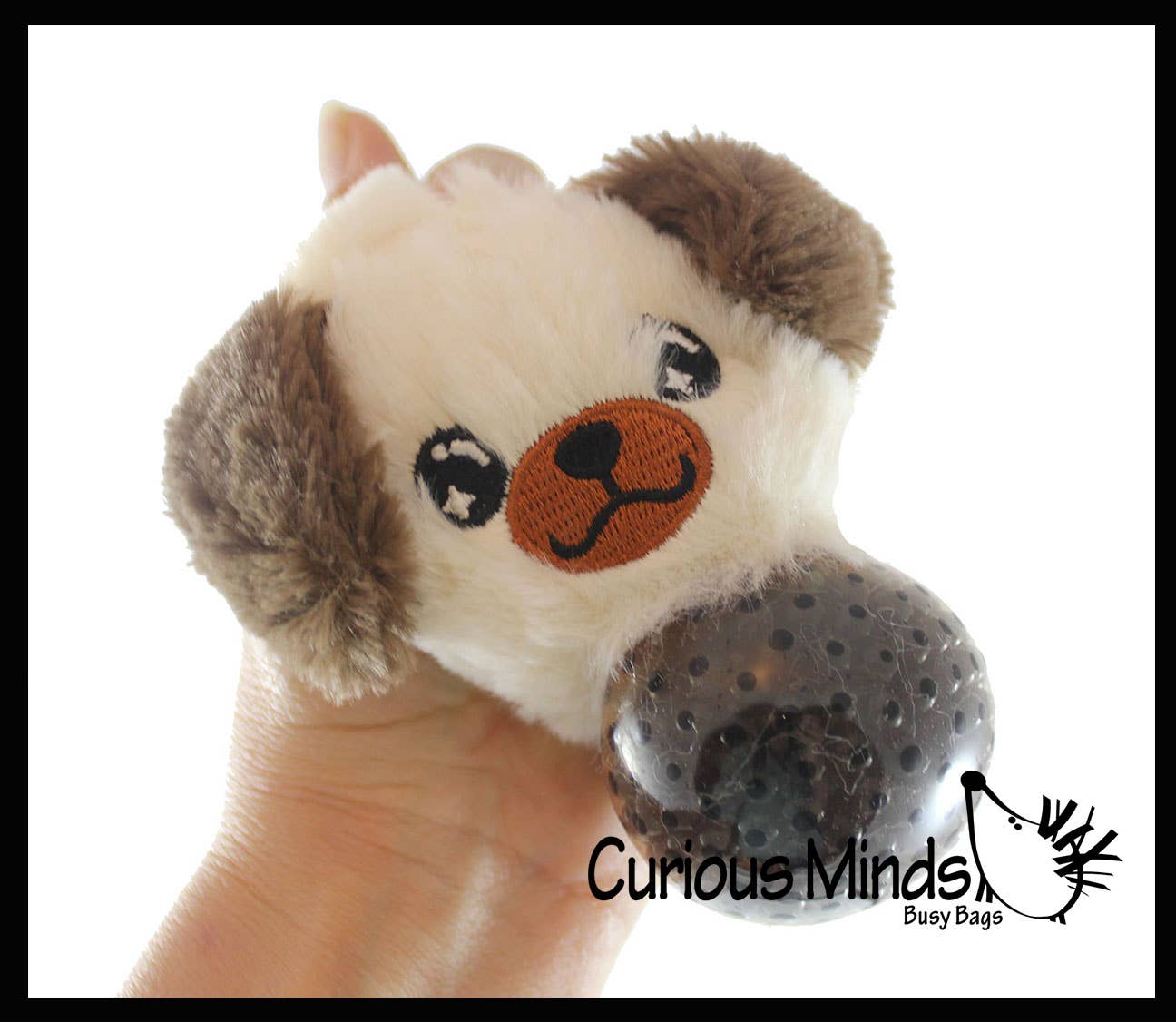 Curious Minds Toys – wholesale Squishy toy – Kids & Baby – 1 Plush Dog Animal Water Bead Filled Squeeze Stress Balls -12