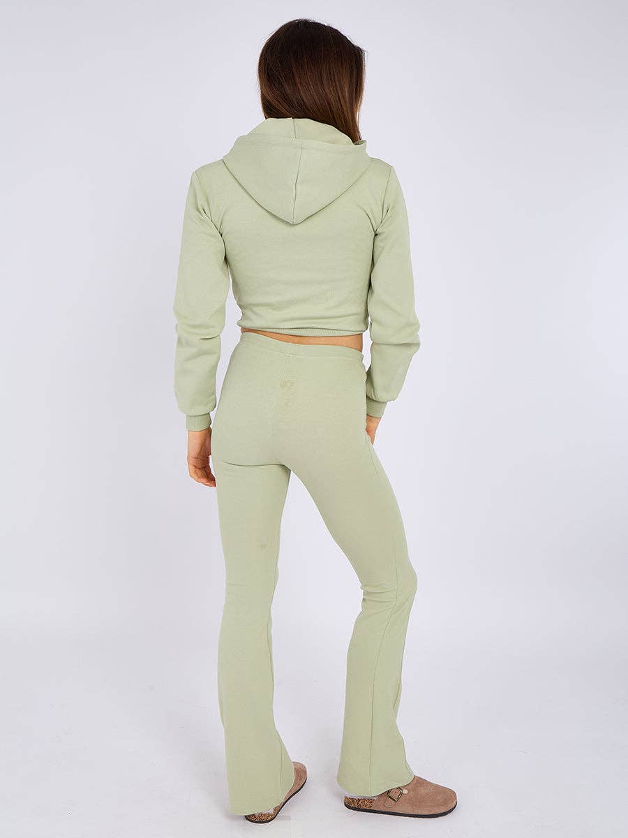 AX Labels - Wholesale Lounge Set - Women's - Interlock Cropped Zip Hoodie and Flared Trouser Set43