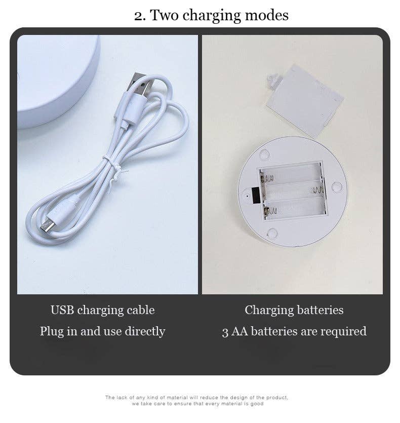 VIGOR – Engroshandel Skrivebordslampe – VIGOR 3D LED bordlampe med bevægelig sandmaleri og timeglasdesign19