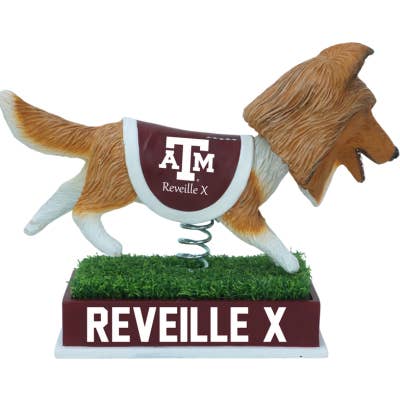 National Bobblehead Hall of Fame and Museum - Wholesale Decorative Figurine - Reveille X Texas A&M Aggies Running Bobblehead (Presale)2