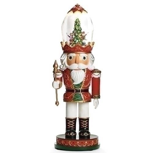 Lighted Musical Hat Rotating Scene Nutcracker for wholesale by Roman