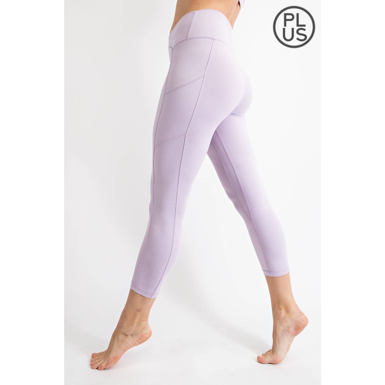 Rae Mode - Wholesale Athletic/Lounge Leggings - Women's - PLUS SIZE V WAIST CAPRI LENGTH LEGGINGS12