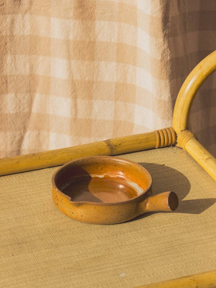 Frigideira de grés rosa por atacado de Eloge