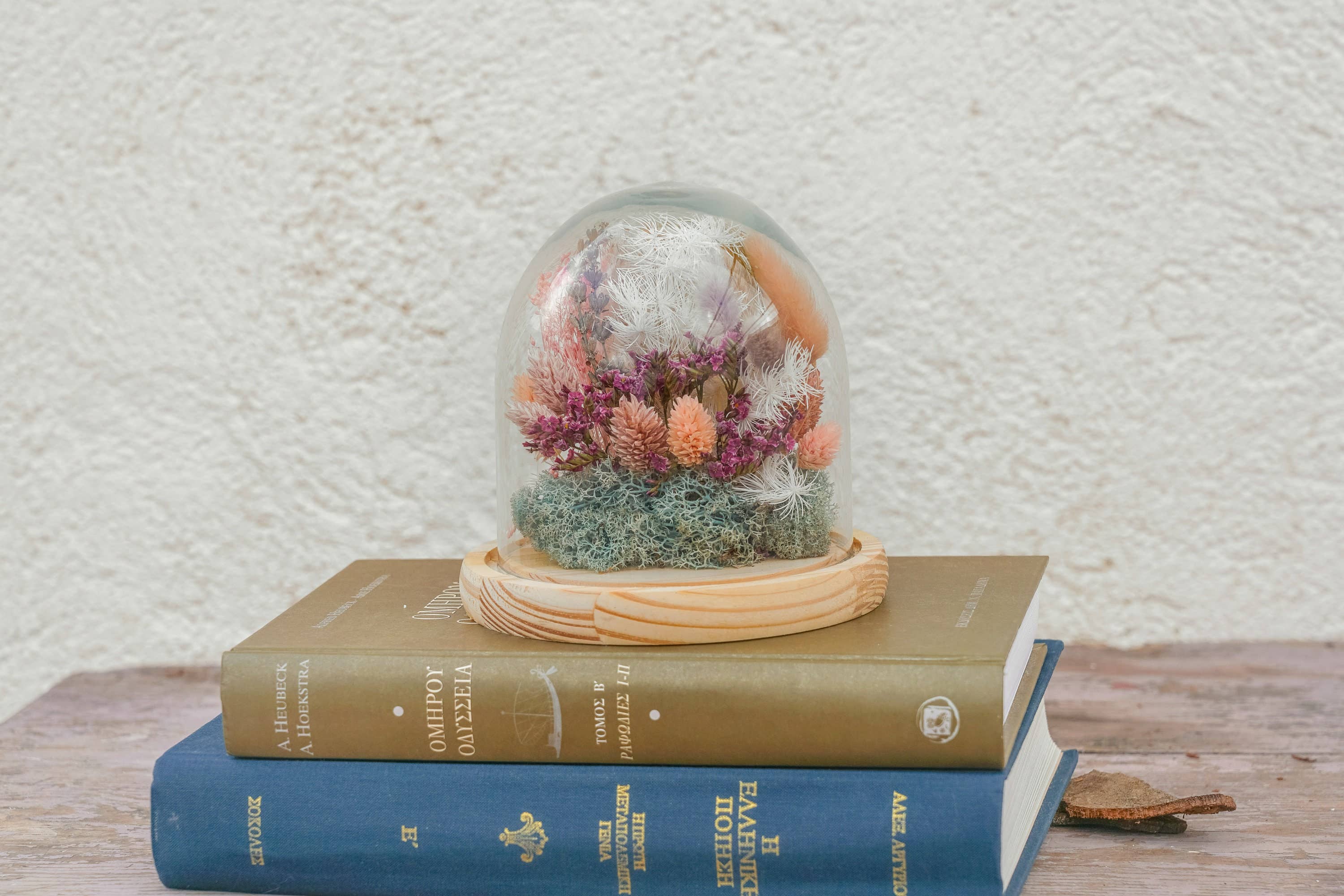 Nema Concept – wholesale Dried/pressed flowers – Dried Flowers Glass Dome | Glass Bell | Dried Flowers | Home Decor | Gift Ideas | Dried Flower Arrangements|Cloche| Rustic | Boho Decor..3