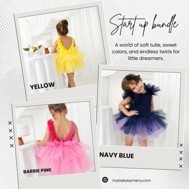 Wholesale Ballerina Tutu Valentines Start 10pcs Boutiques for wholesale by My Baby By Merry