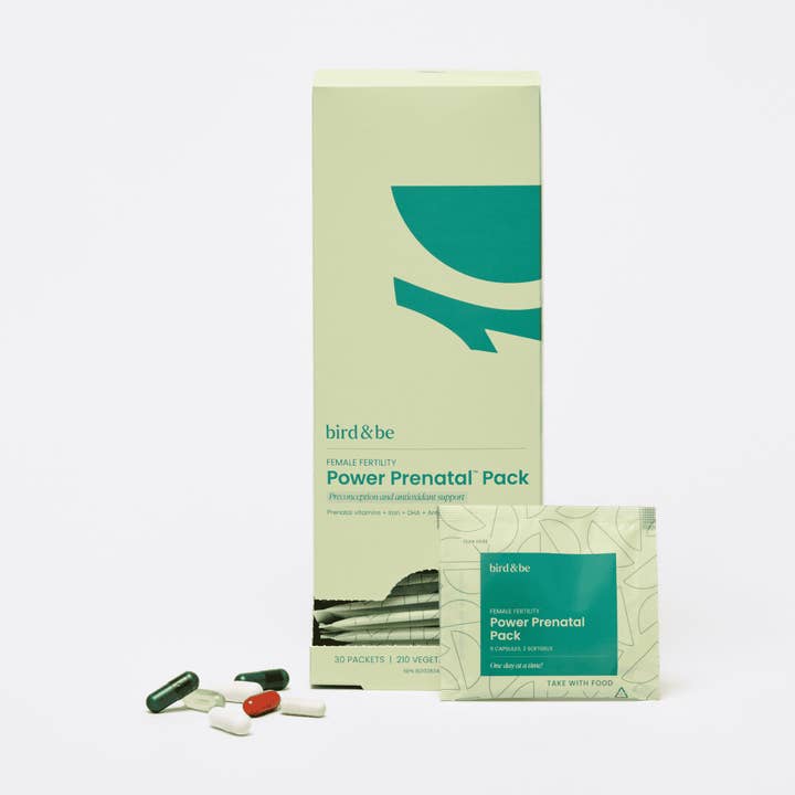 Female Fertility Power Prenatal Pack for wholesale by Bird & Be Fertility Supplements