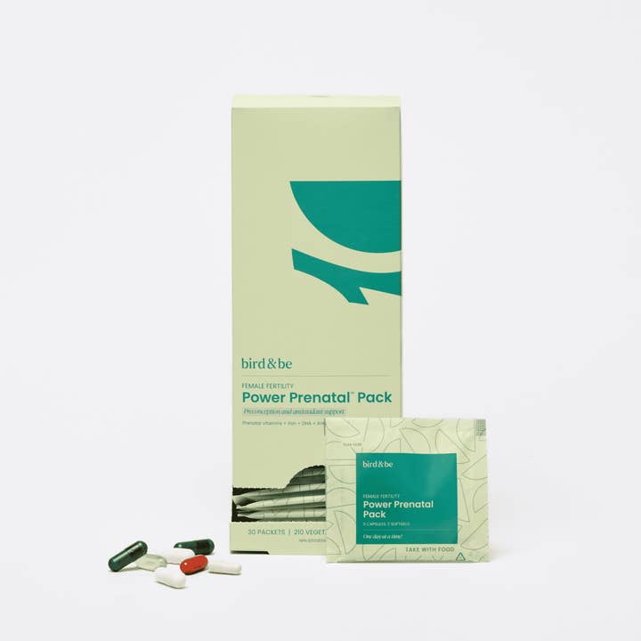Female Fertility Power Prenatal Pack for wholesale by Bird & Be Fertility Supplements