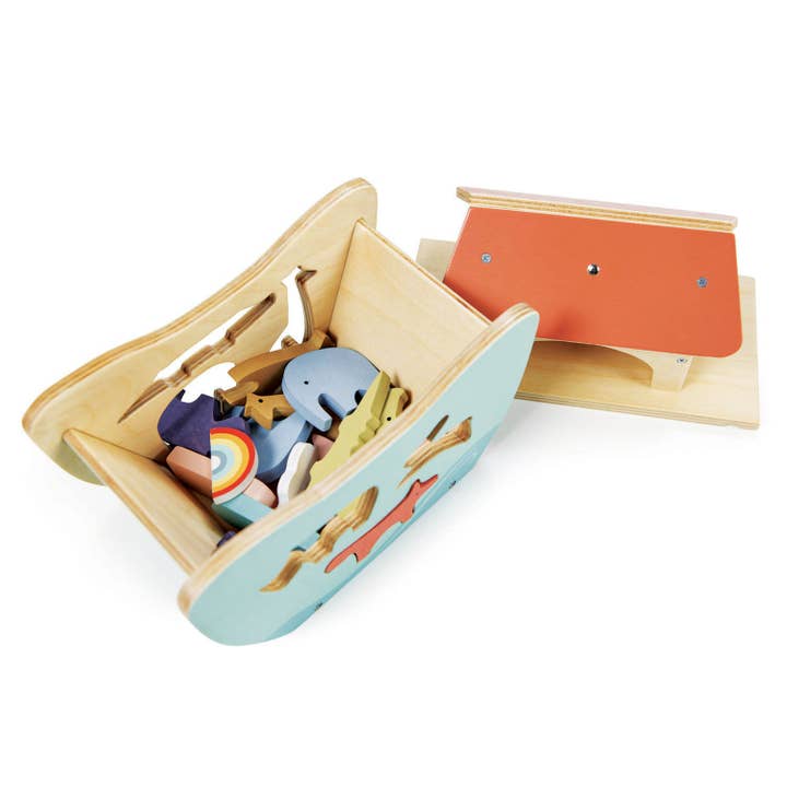 ThreadBear Design UK/EU – wholesale Wood toy – Child – Tender Leaf Toys' Little Noah's Ark Wood Toy for Kids