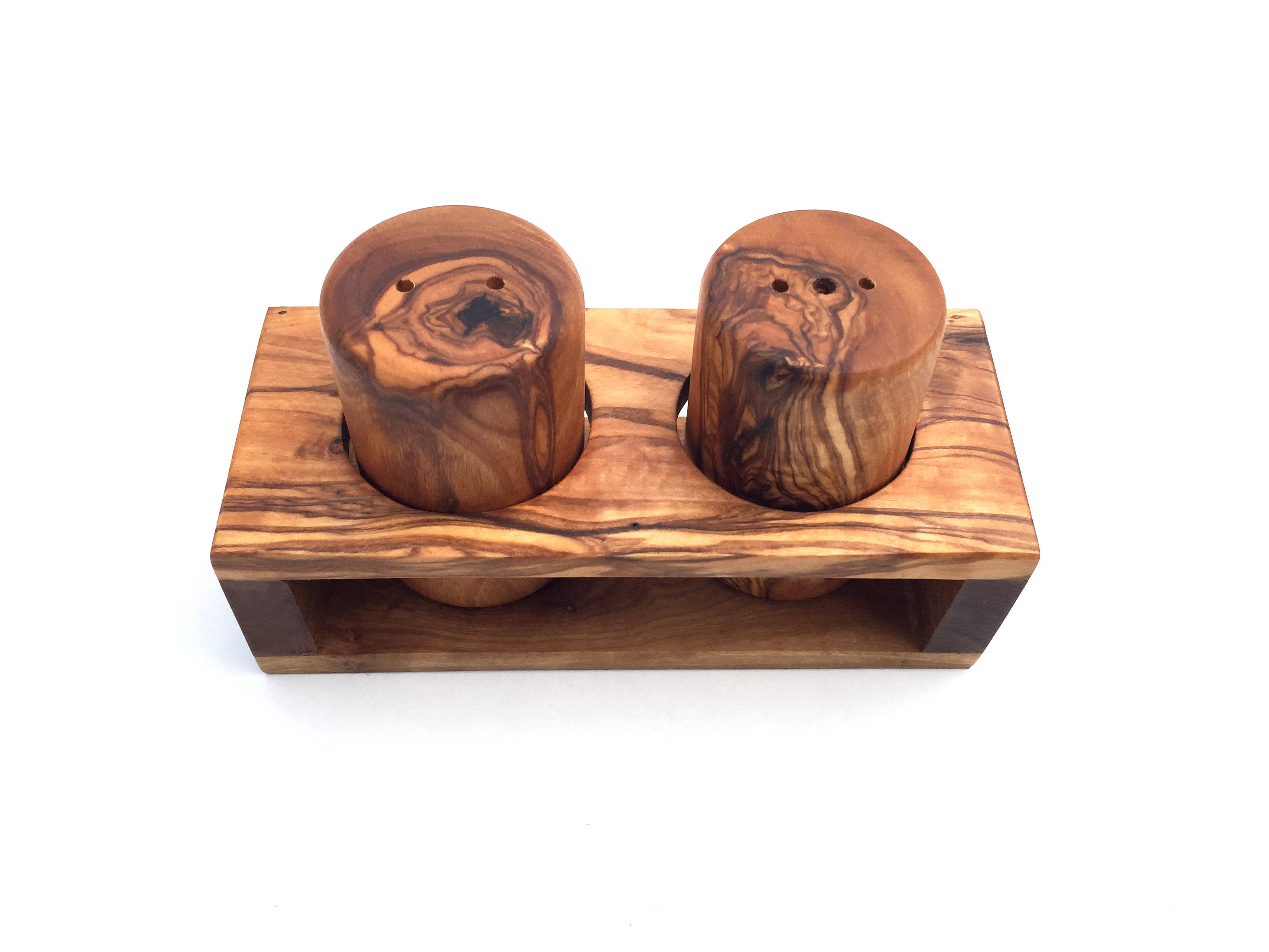 medina mood - Wholesale Zout-en pepersetje - Zout- en peperstrooierstation van olijfhout3