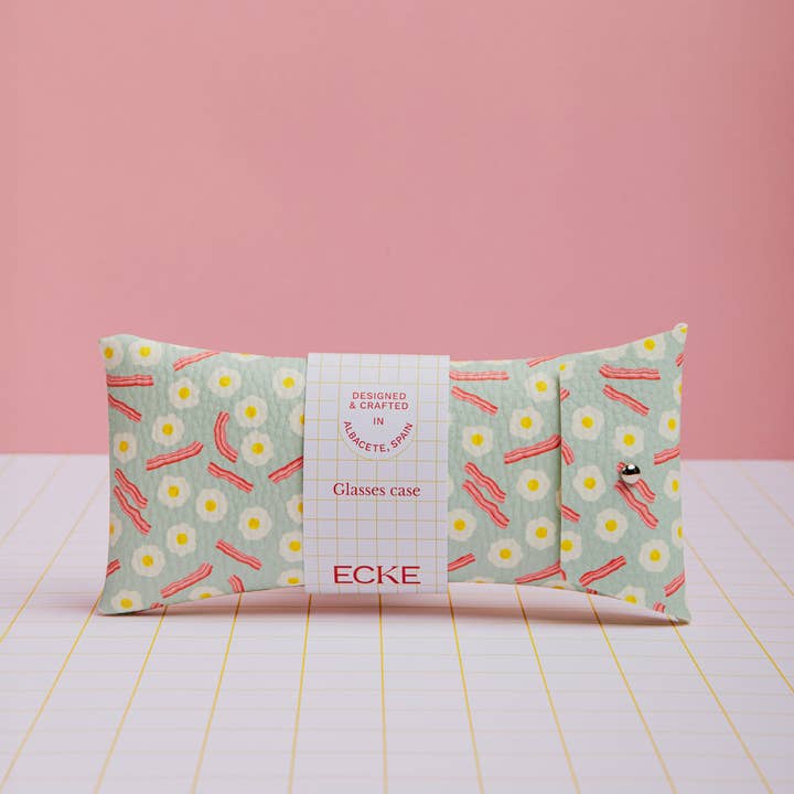 ECKE - Wholesale Eyewear Cases & Holders - Women's - Huevos Bacon Mint Sunglasses & Glasses Case1