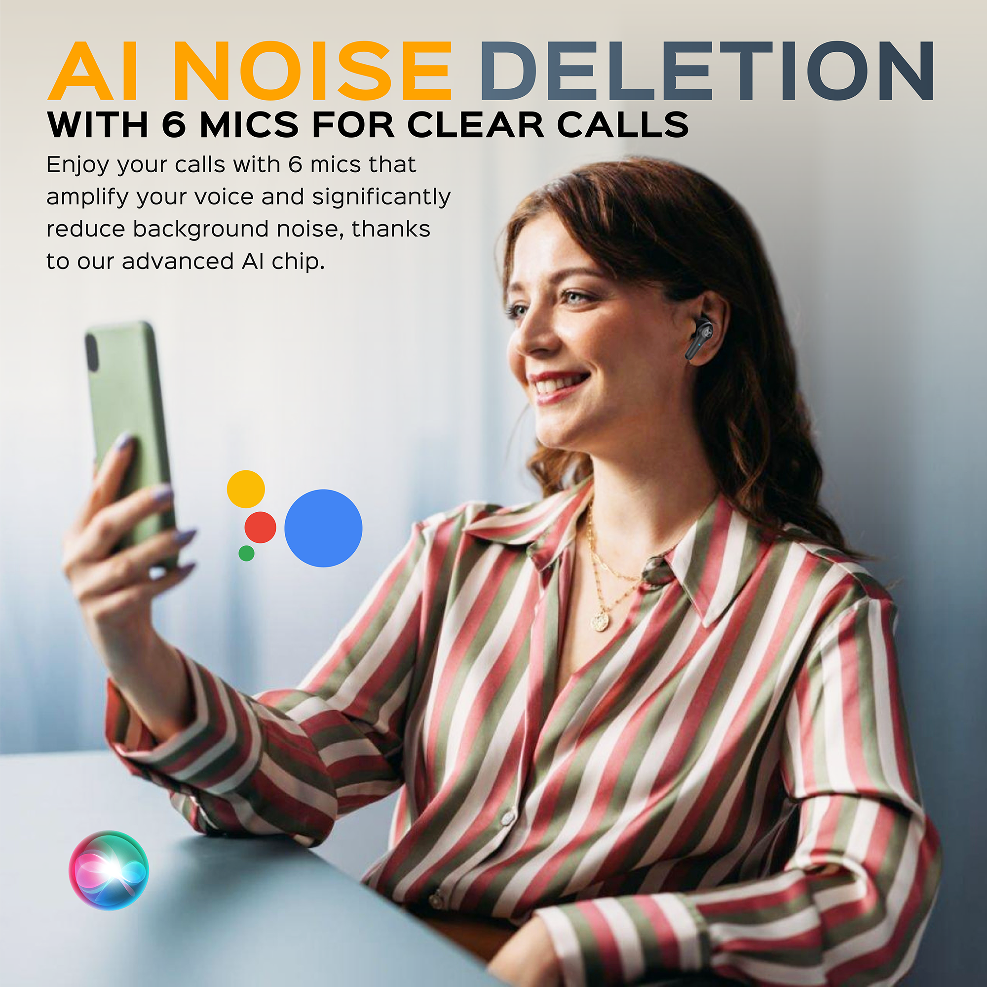 Black TREBLAB X9 Pro - Active Noise Cancelling Earbuds for wholesale on Faire4