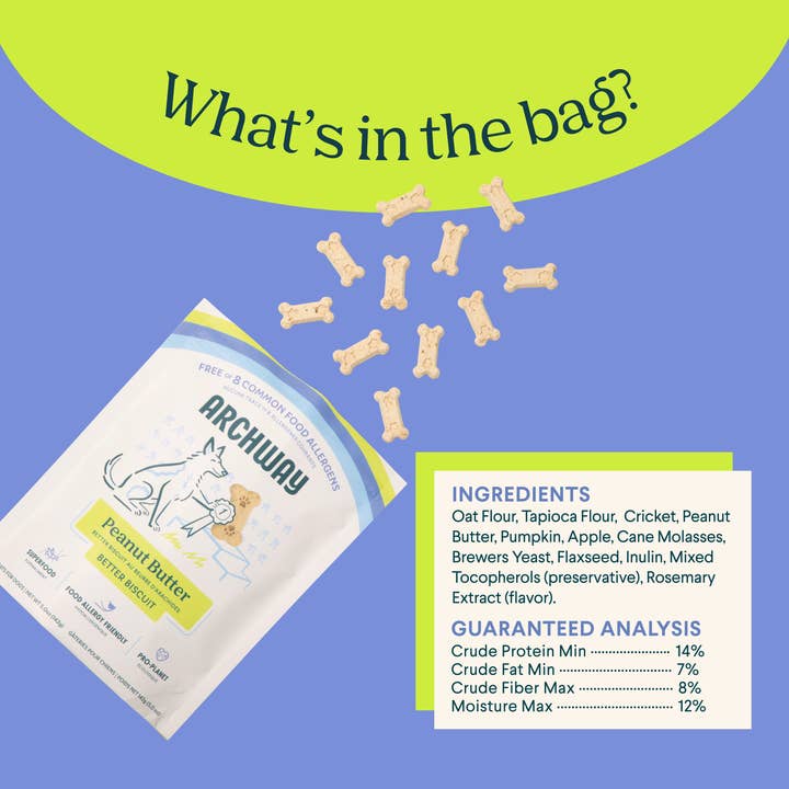 Archway Pet - Wholesale Pet Treats - Dog - Better Biscuit Hypoallergenic Eco-Friendly Crunchy Dog Treat2