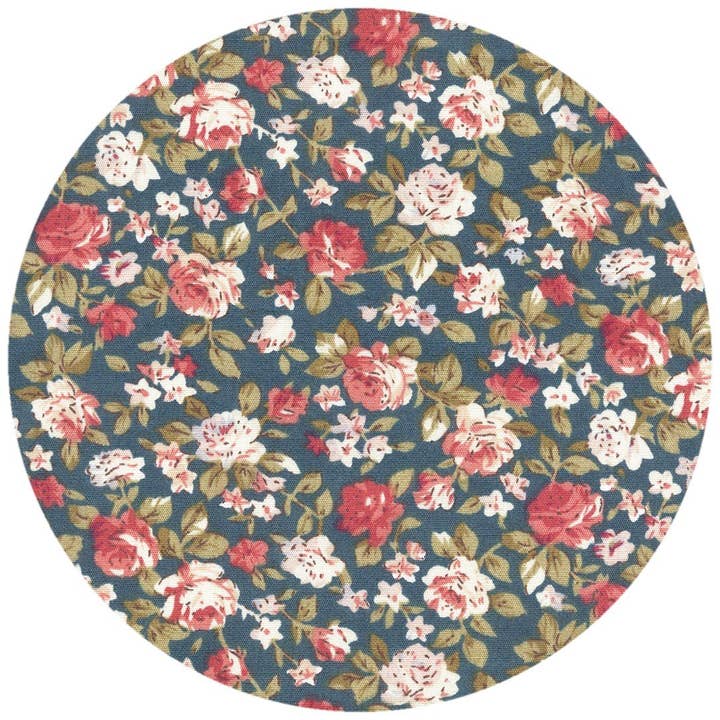 Josvil - Wholesale Handkerchief - Men's - GREEN COTTON POCKET HANDKERCHIEF WITH FLOWERS1