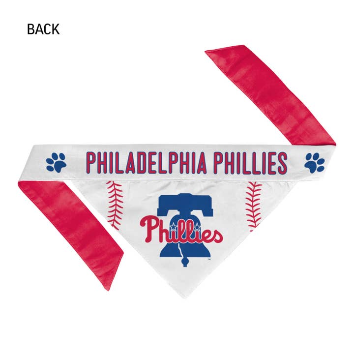 Little Earth Productions - Wholesale Pet Bandana - Dog - MLB Philadelphia Phillies Reversible Pet Bandana1