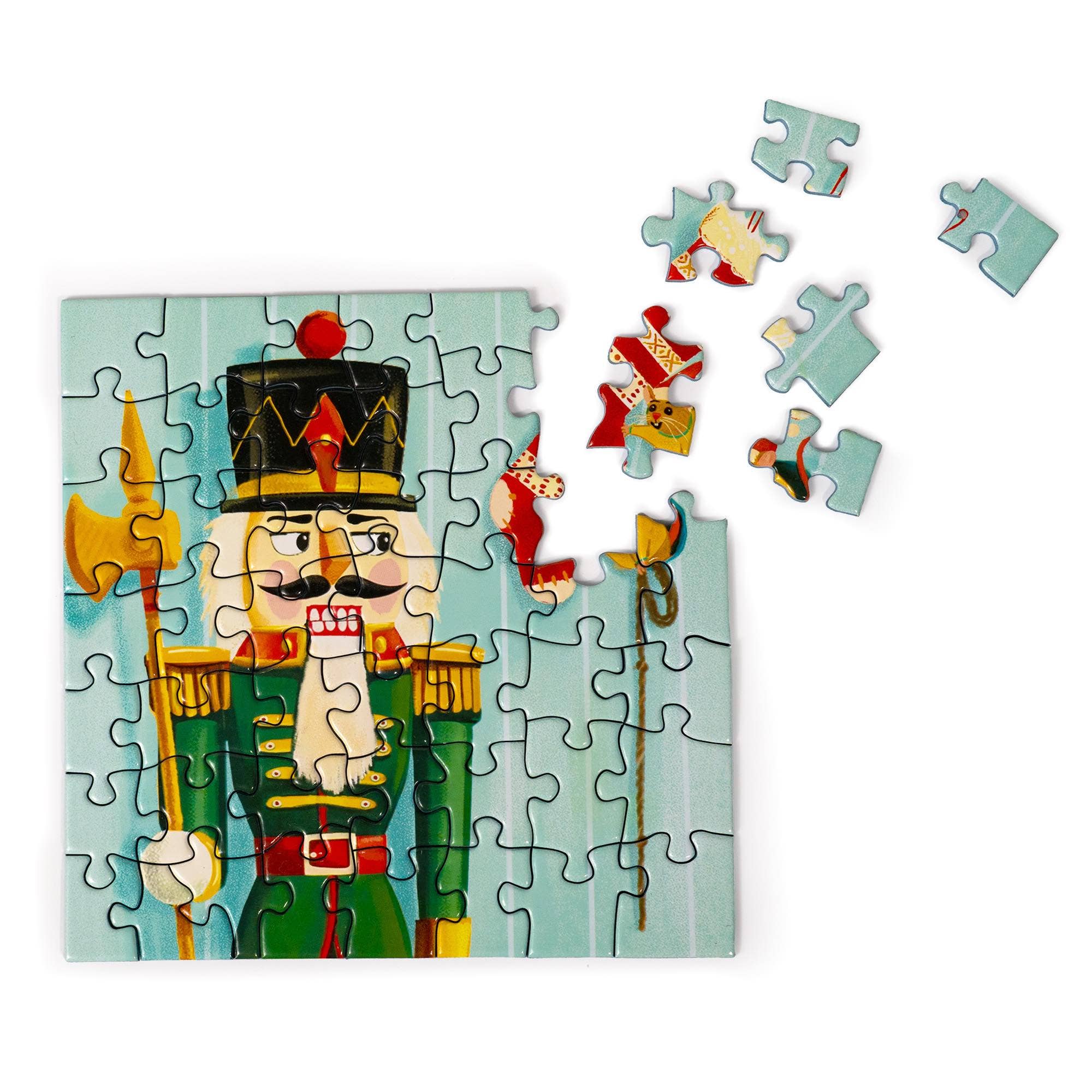 Boardwalk Puzzle Company - Vente Puzzle – adulte - Calendrier de l'Avent des traditions de Noël5