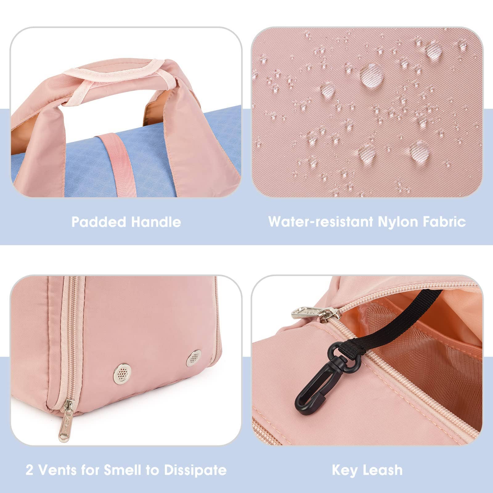 wandf – Großhandel Sporttasche – Unisex – Sportsnew Yoga-Trainings-Tasche mit Nass- und Trockentaschen und Schuhfach - SN313026