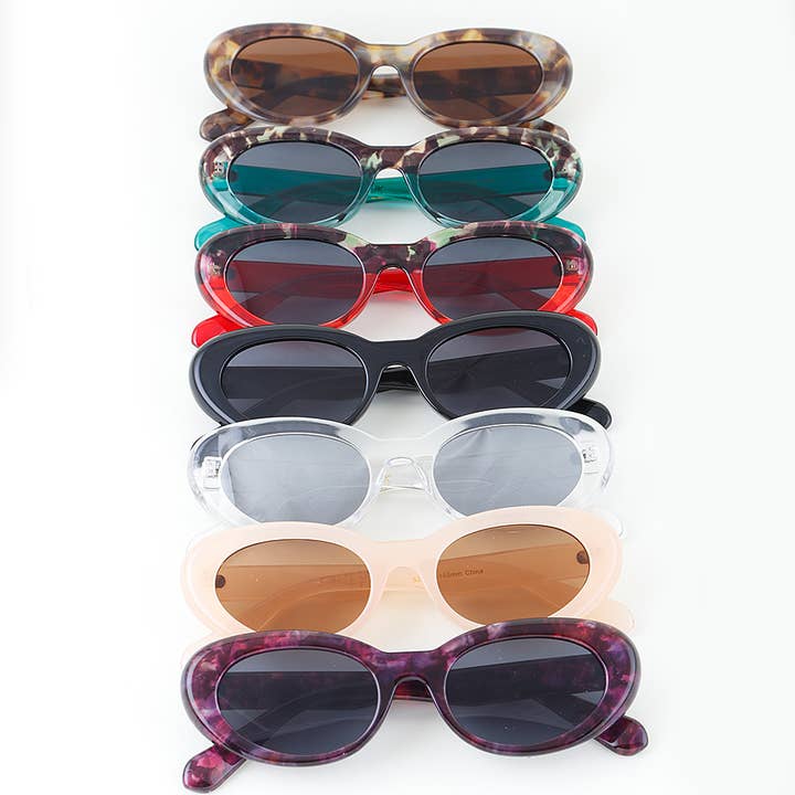 Óculos de sol redondos antigos multitons por atacado de 3AM BY H&D ACCESSORIES