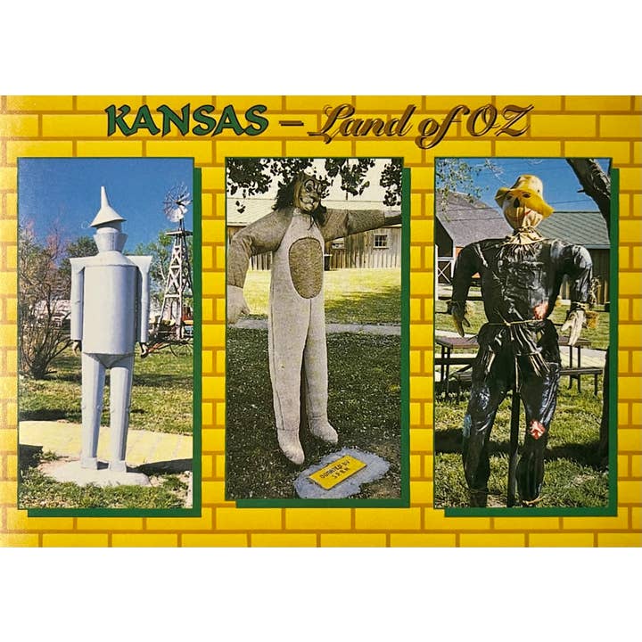 K135-Kansas Land of Oz Magnet for wholesale by Avery Postcards and Gifts
