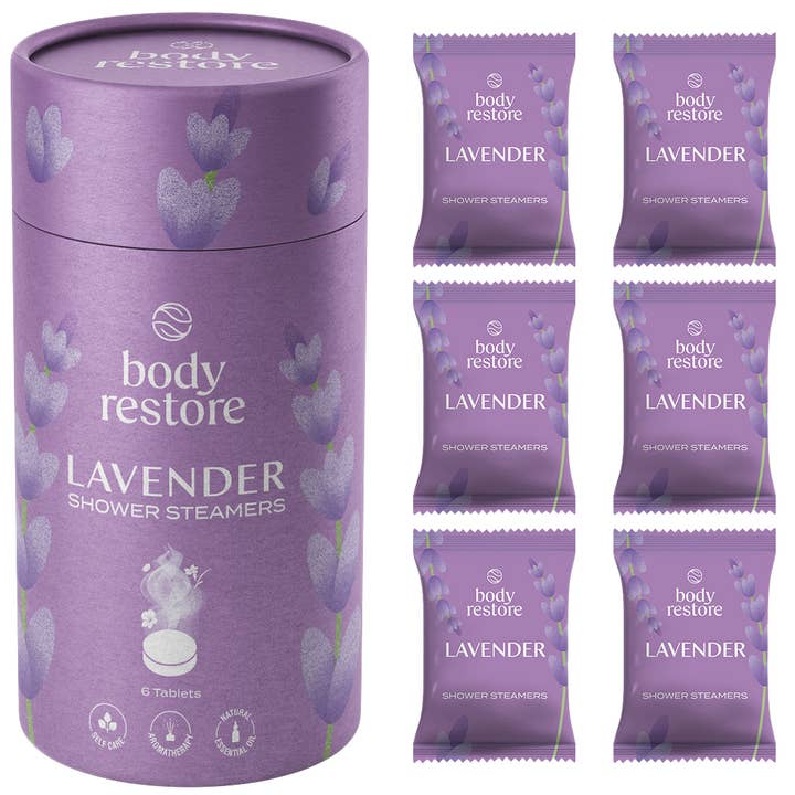Best Beauty Group - Wholesale Shower Steamer/Bomb - Body Restore Shower Steamer Aromatherapy Tube Pack of 6 12