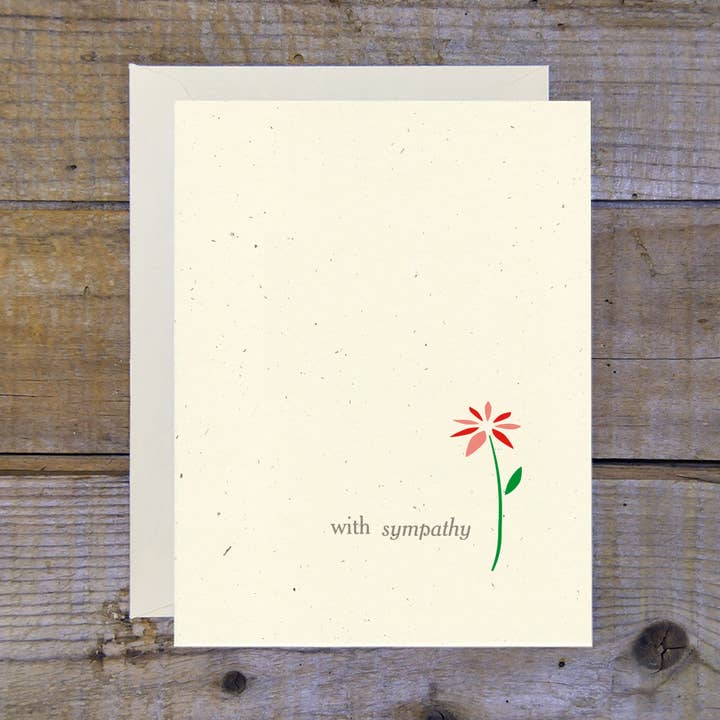 Sympathie-Blumen-Karte für den Großhandel von Troy Cloth & Paper