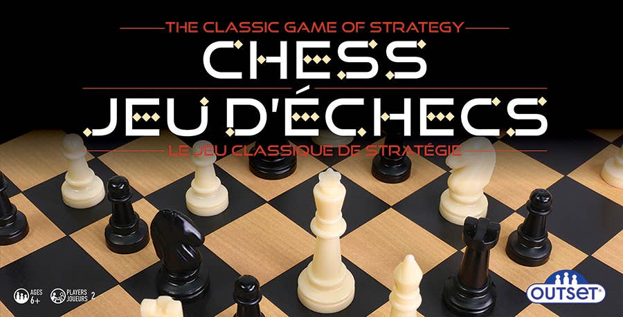 Outset Games and Cobble Hill Puzzles - Wholesale Board Game - CHESS (Plastic) - Command Your Strategy. Conquer the Board1