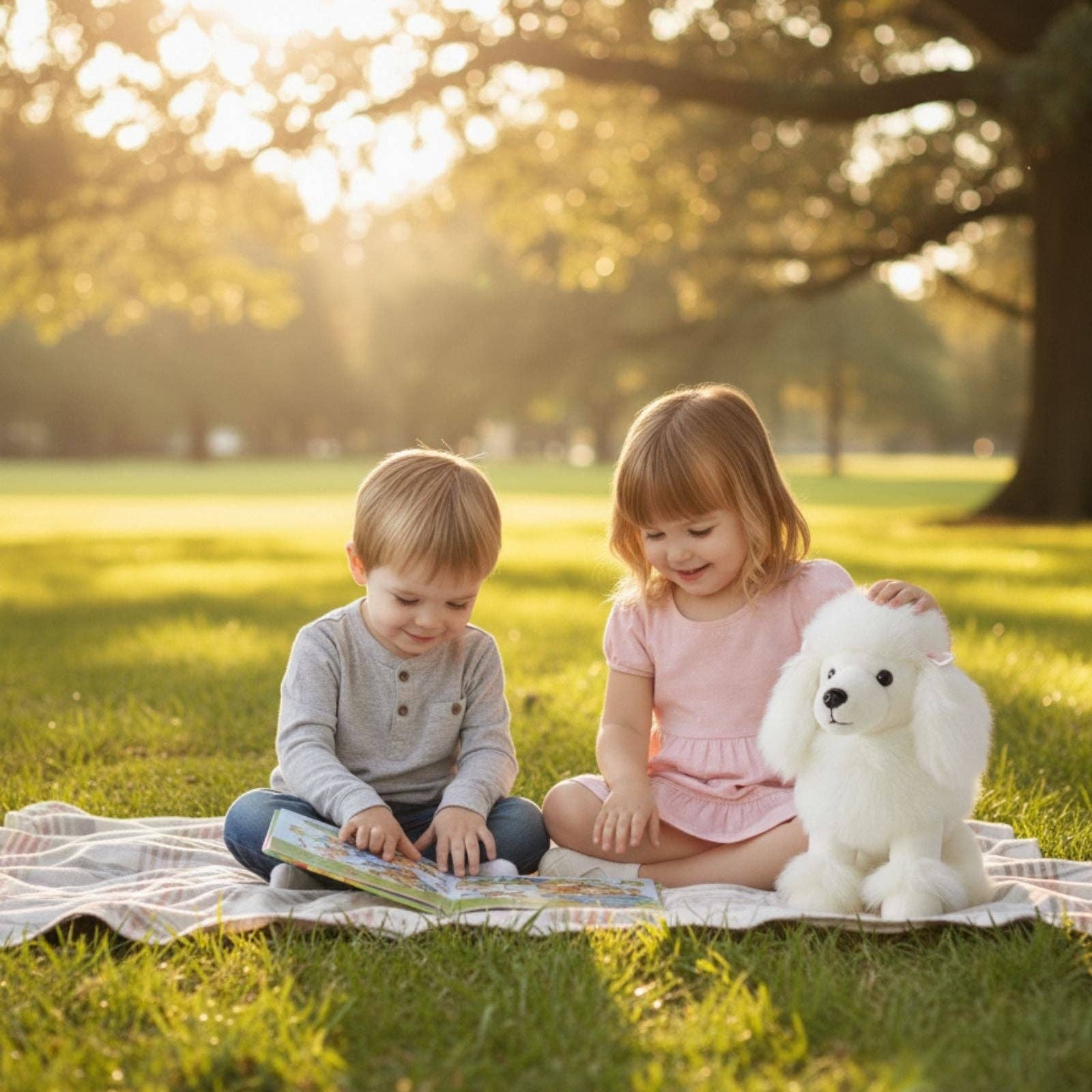 Bocchetta Plush Toys - Vendita all'ingrosso Peluche - Cani - Fifi - Barboncino, bianco - 28 cm in piedi1
