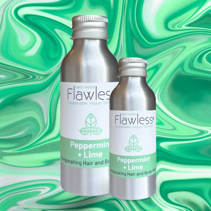 Flawless - Wholesale 2-in-1 Shampoo & Body Wash - Men's - Peppermint & Lime - Hair and Body Wash for Men