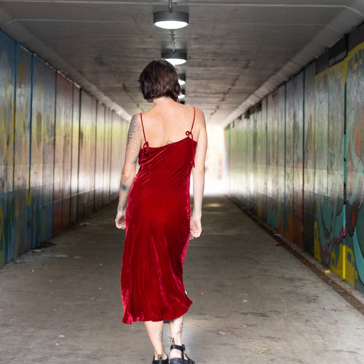 Silk Velvet Slip Maxi Red and other Purchase Wholesale red velvet pjs. Free Returns & Net 60 Terms on Faire trending on Faire.