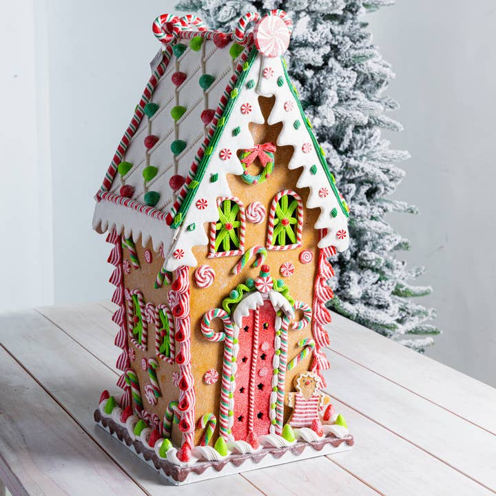 Traditional Gingerbread House Tabletop - 27" for wholesale by Joy By