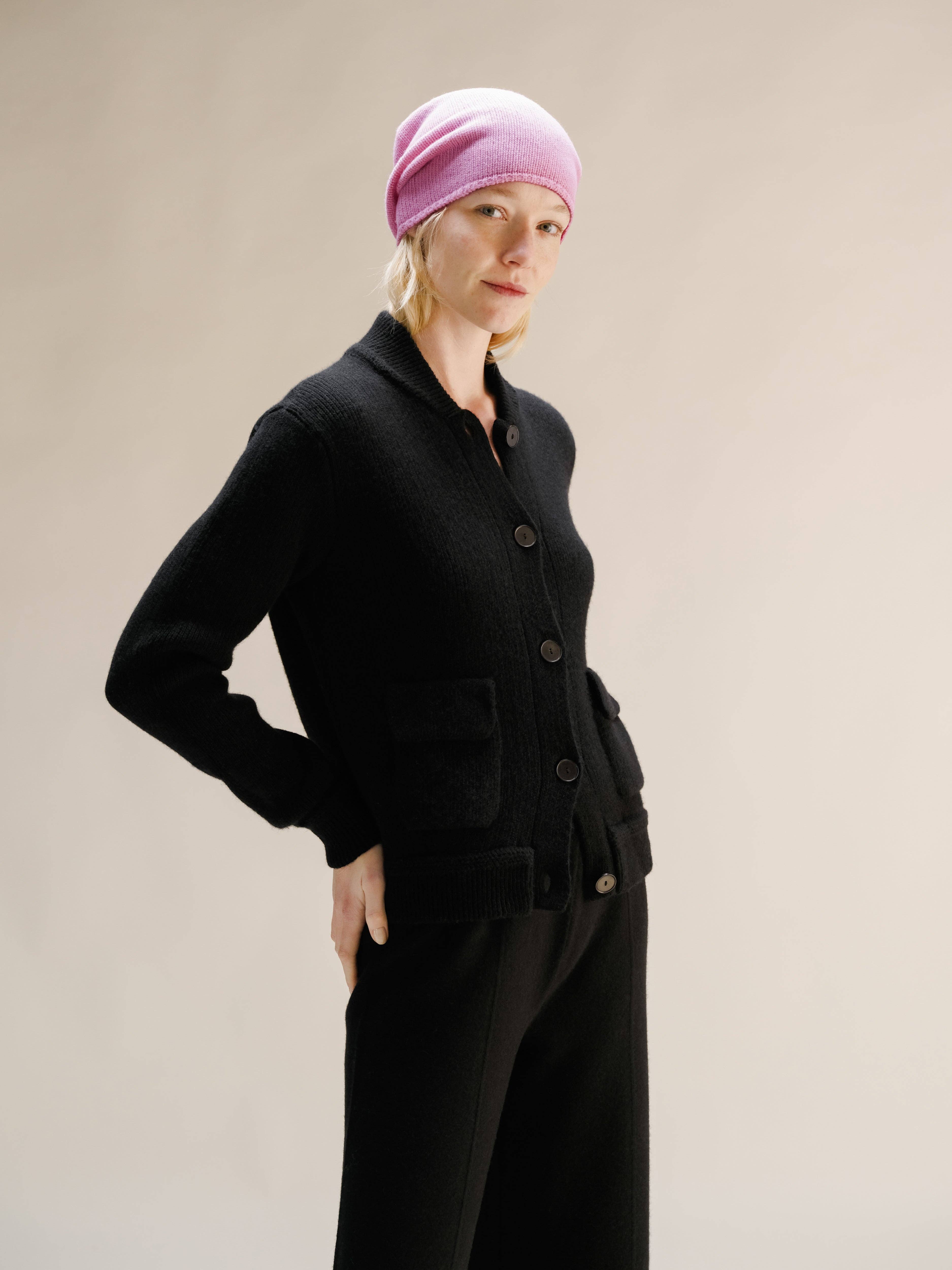 Lèmme - Wholesale Beanie - Women's - Cashmere Mix Beanie (3D-Knit)3