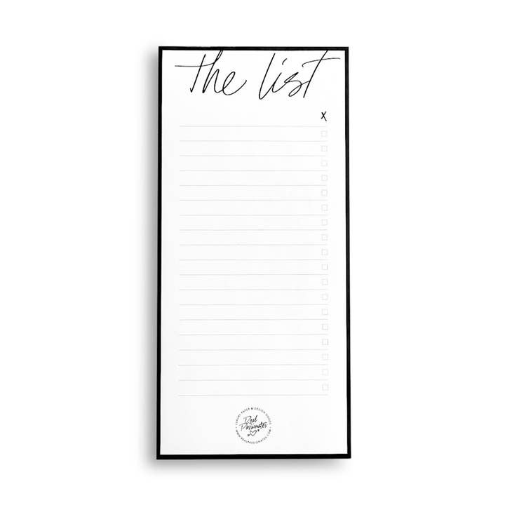 Notizblock/To Do Liste "Monochrome", Din Lang for wholesale by Real Passionates