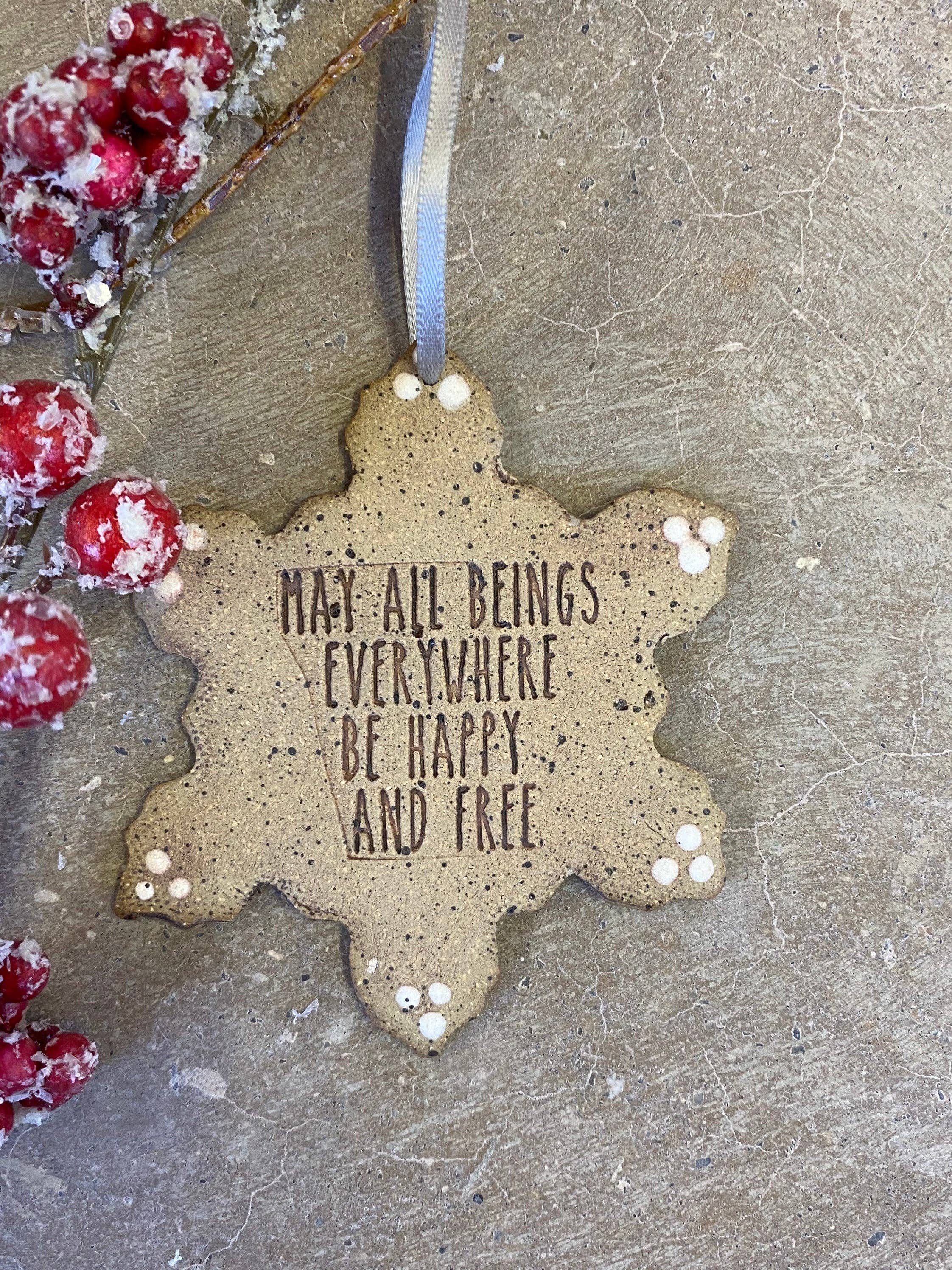 Stonehouse Pottery – wholesale Ornament – Ceramic Snowflake Ornament2