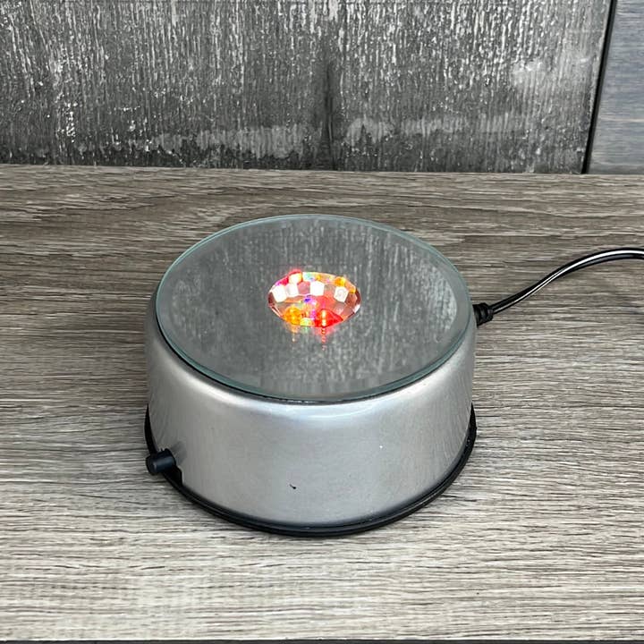 Keystone Crystals - Wholesale Light Bulb/Puck - Spinning Light Stand