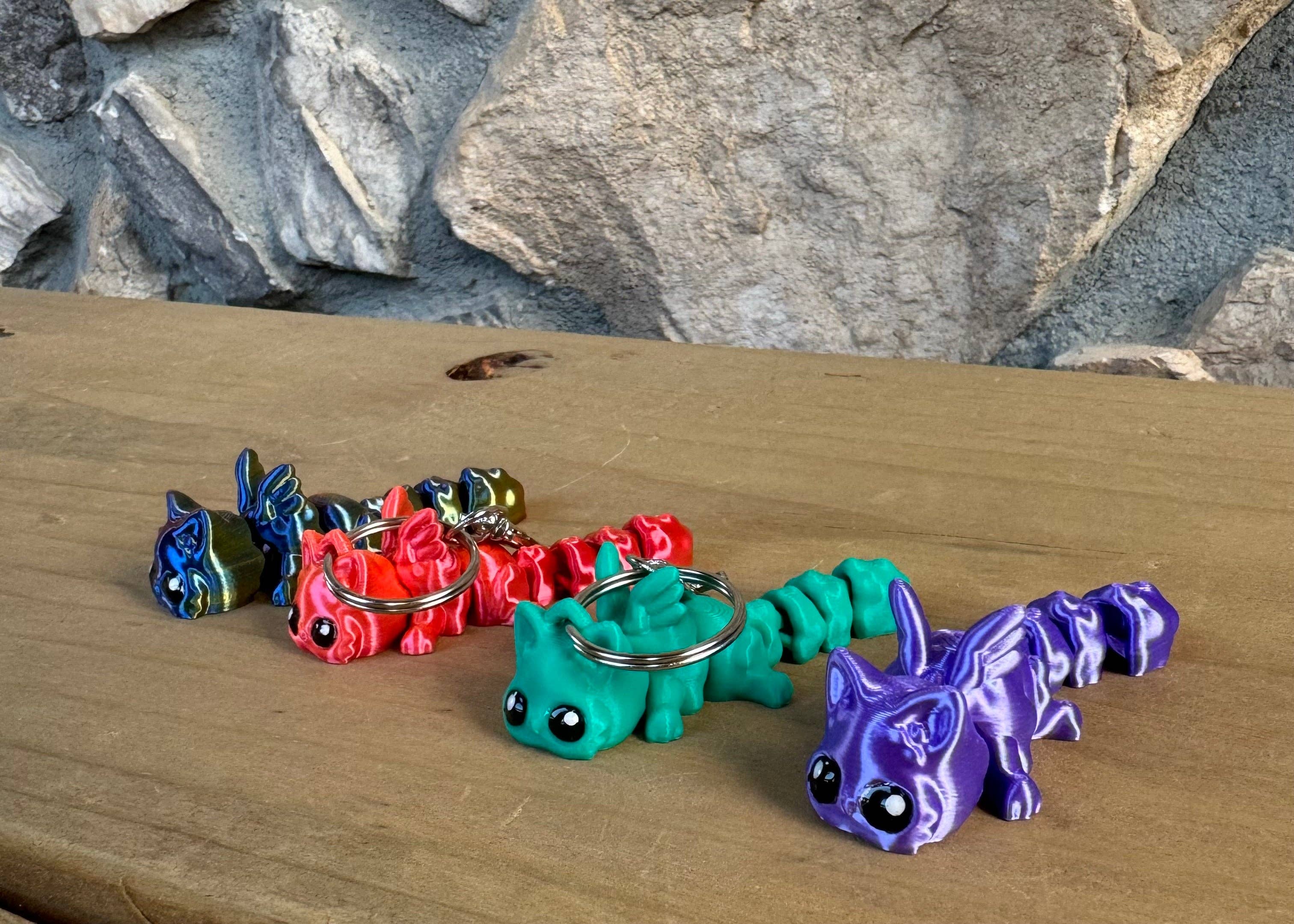 LNZ Custom Design - Wholesale Keychain - Kids - Fairy Cat Keychain & Toy2