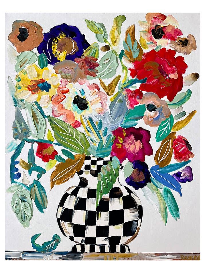 Beachside Bouquet Greeting Card for wholesale by Rachel Cordaro