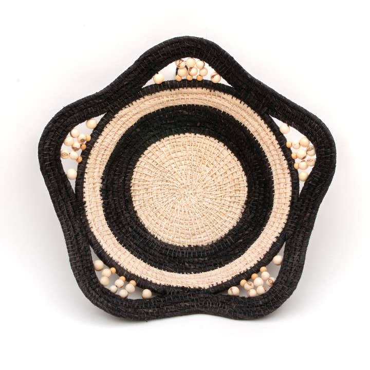Nat og Dag Dekorativ Kurv - Fair Trade og Håndlavet af Peruviansk Amazonas Håndværker for engroshandel hos Amazon Ecology
