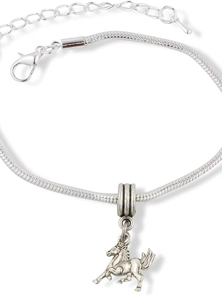 Cavalo galopante com pulseira de corrente de cobra de cauda espessa por atacado de Dave The Bunny