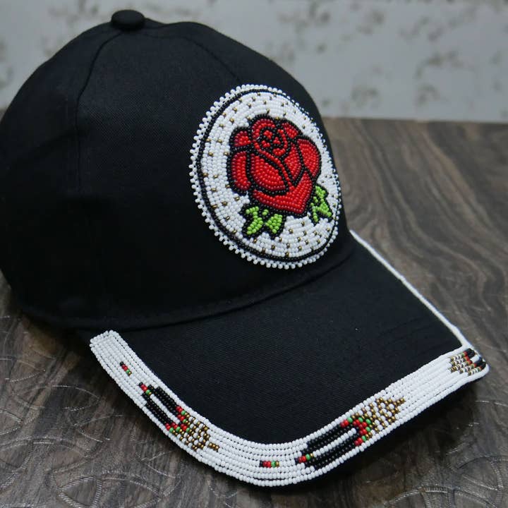 Native American Beaded cap Beaded Baseball cap Beaded Hat for wholesale by KANGURAH
