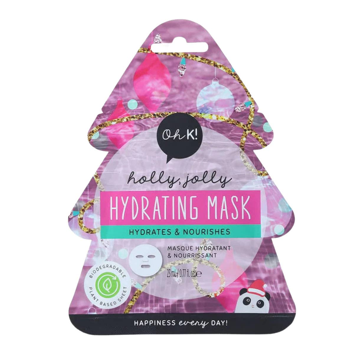 Beauty Goddess – wholesale Ansiktsmasker – Åh K! Holly Jolly Hydrating Sheet Mask0