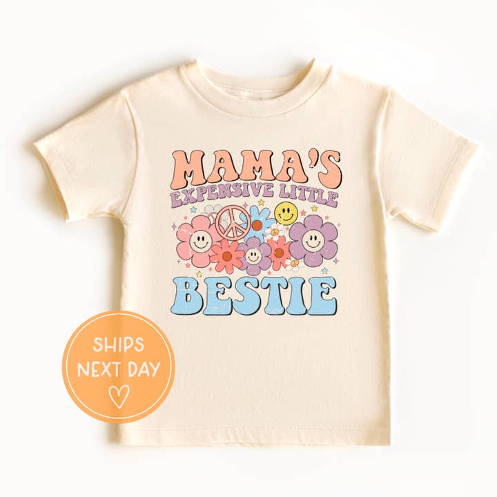 Mama's Bestie Cute Toddler Tshirt & Pullover Gift Set for wholesale by Nunu's Studio