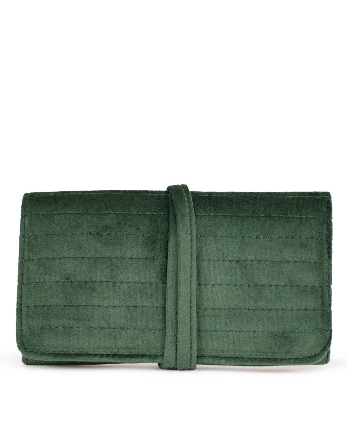 The Royal Standard - Wholesale Jewellery box/organiser - Emily Jewelry Roll   Green   6.5x40