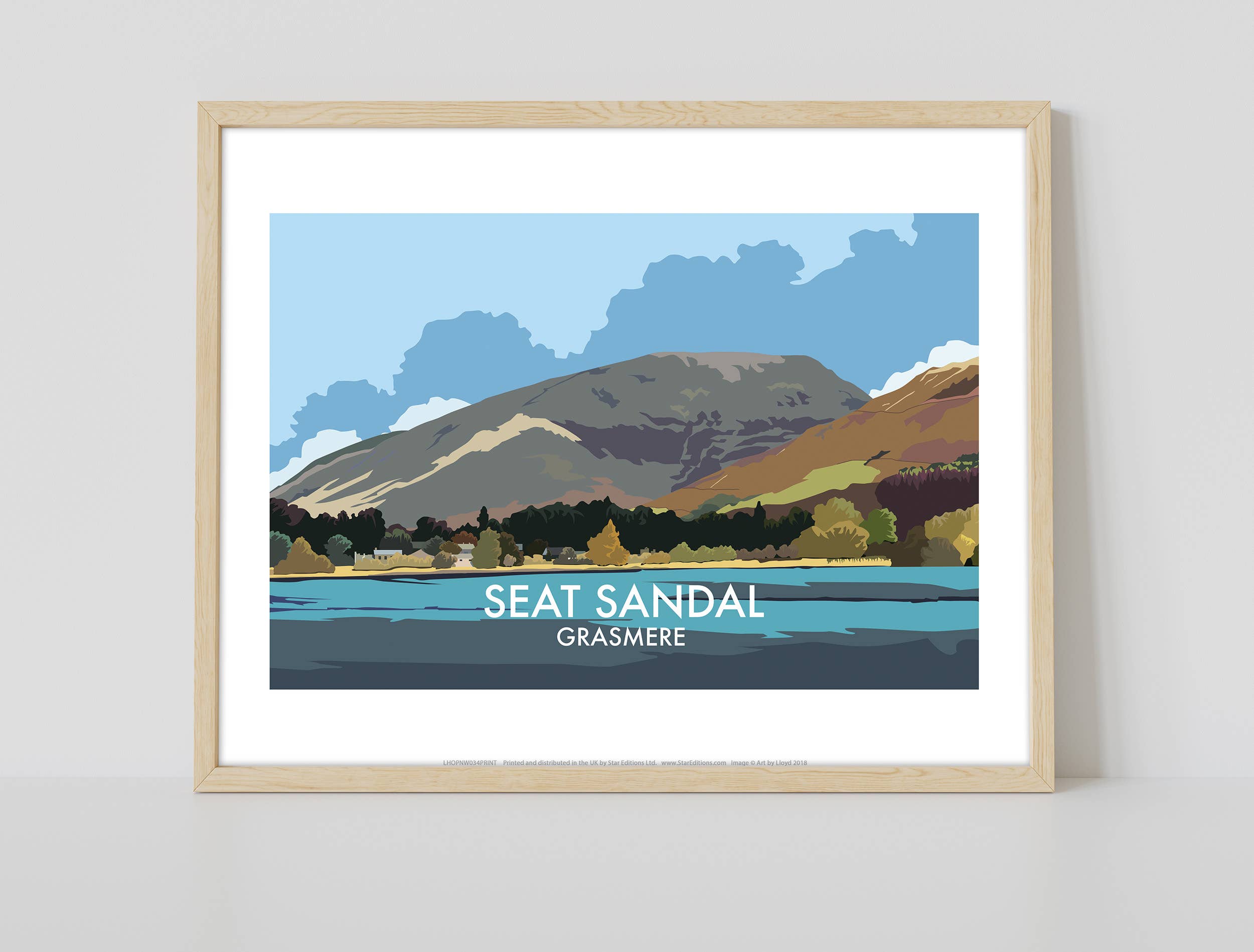 Star Editions – wholesale Art print – Seat Sandal - Grasmere - 11X14” Premium Art Print1