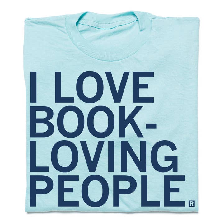 I Love Book Loving People Blue for wholesale by RAYGUN