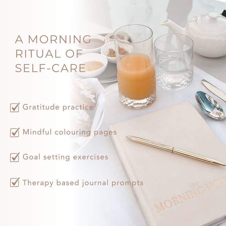 LSW London - Wholesale Journal/Diary - Morning Notes: Goal-Setting Journal | Self Care & Wellbeing